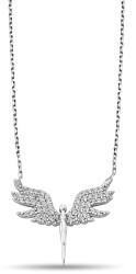 ANGEL FIGURE ZIRCON NECKLACE - 1