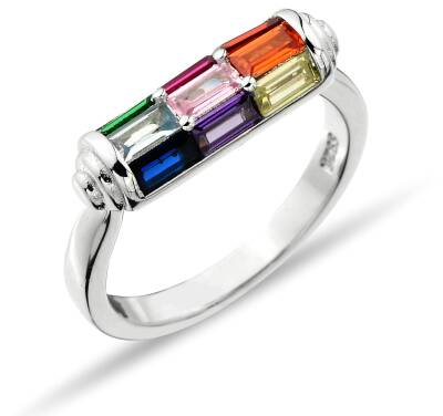 ANILLO PIEDRA DE COLORES - 1