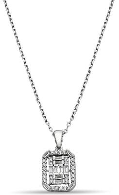 BAGUETTE ZIRCON NECKLACE - 1