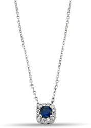 BLUE STONE ZIRCON NECKLACE - 1