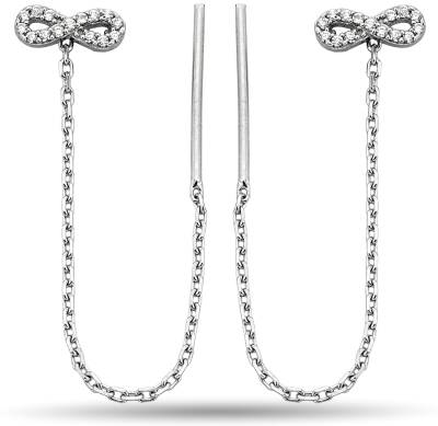 CHAINED INFINITY EARRINGS - 1