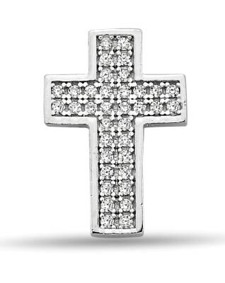 COLGANTE CRUZ LITE CON PIEDRA ZIRCONIA - 1