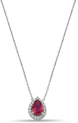 COLIER RED DROP ZIRCON - 1