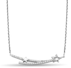 COMET FIGURE ZIRCON NECKLACE - 1