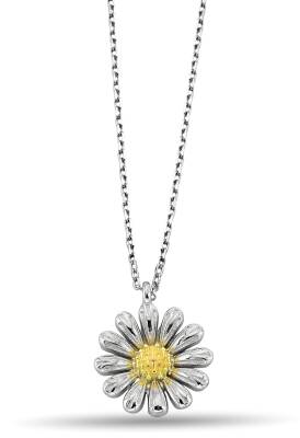 DAISY FIGURE ZIRCON NECKLACE - 1