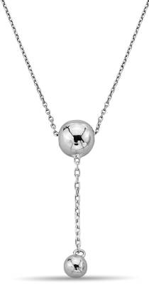 DOUBLE SPHERE ZIRCON NECKLACE - 1