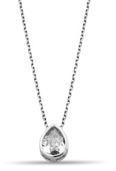 DROP FIGURE ZIRCON NECKLACE - 1