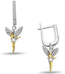 FAIRY FIGURE ZIRCON EARRINGS - 1