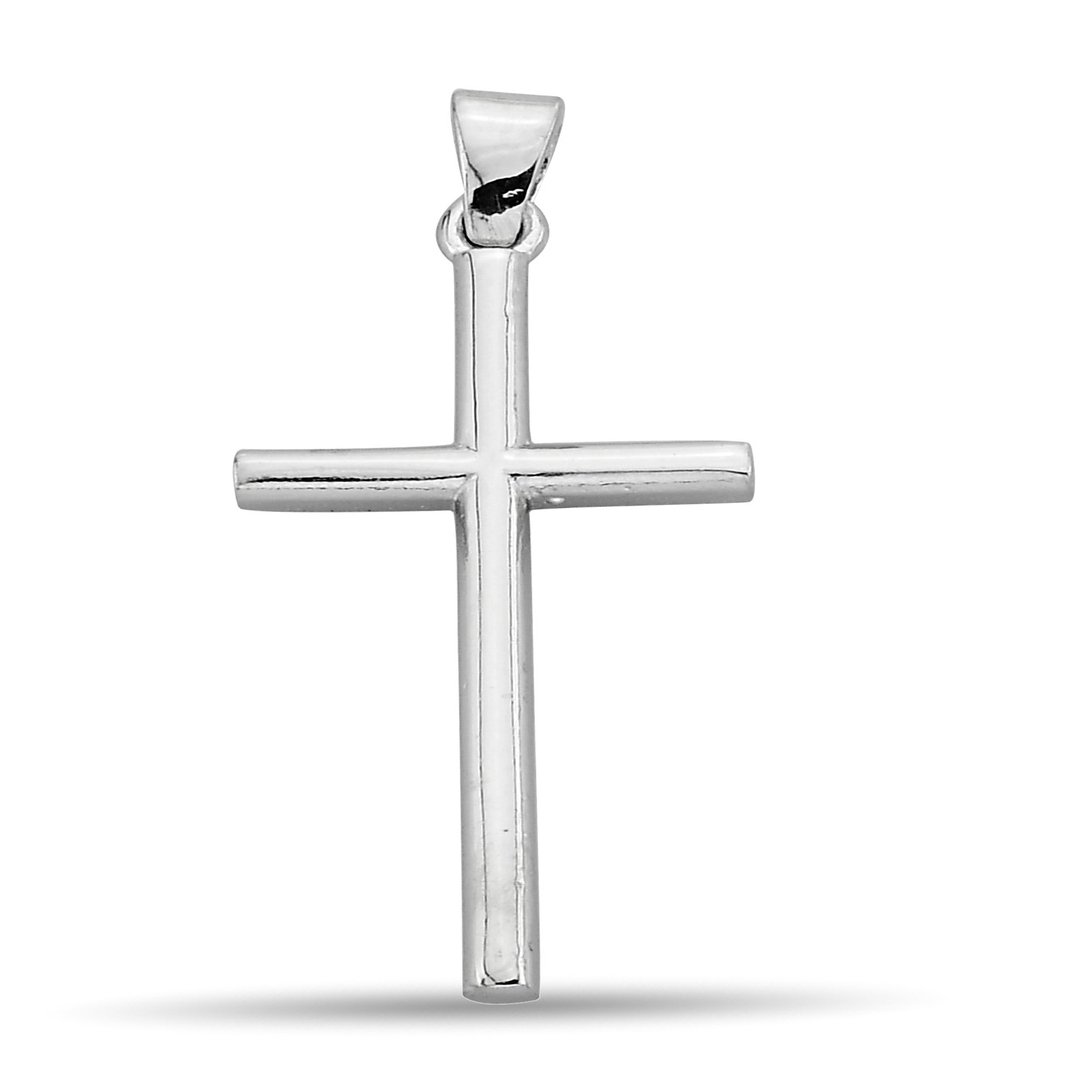 THIN CROSS PENDANT WITHOUT STONE