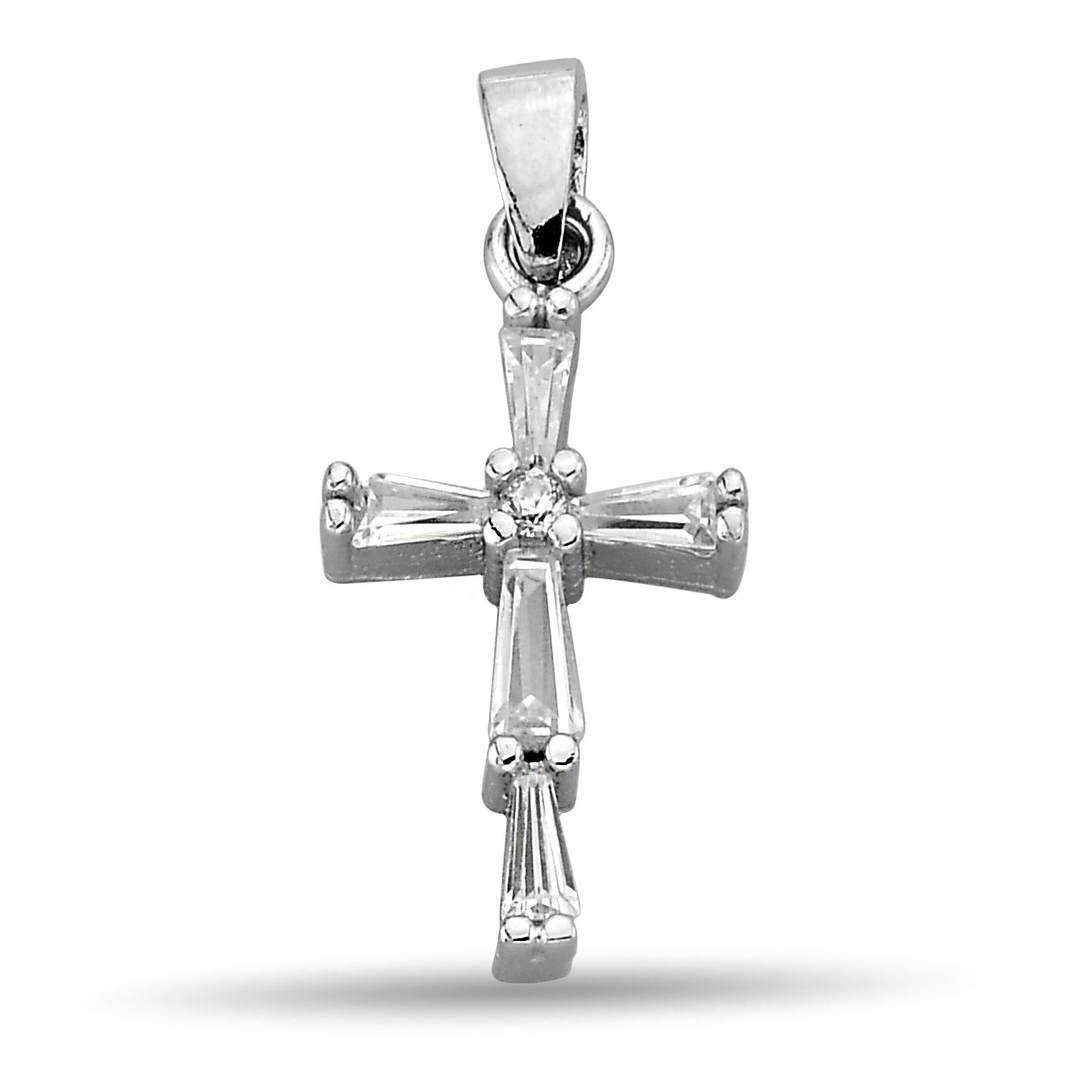 BOUGHET STONE CROSS PENDANT