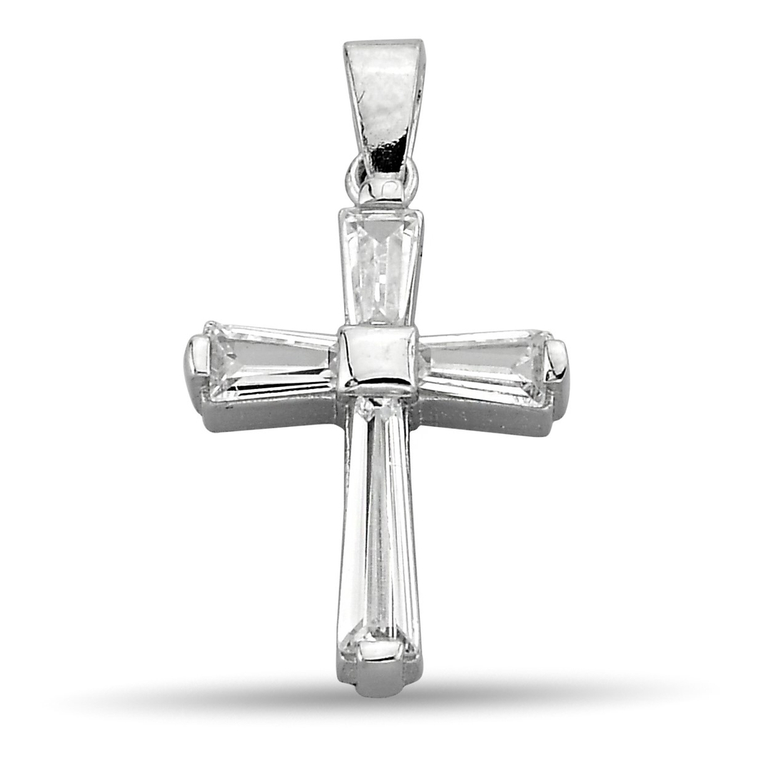 BOUGHET STONE CROSS PENDANT