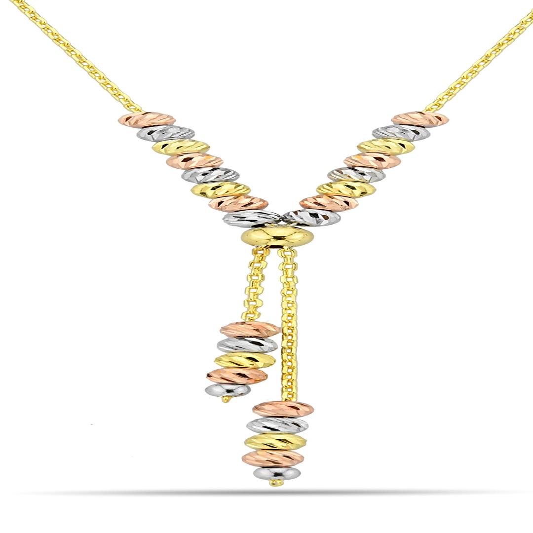 TRI-COLORED NECKLACE