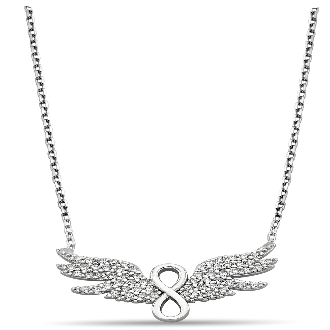 INFINITY ANGEL ZIRCON NECKLACE