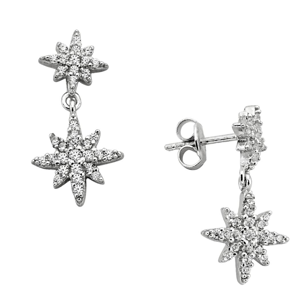 DOUBLE STAR EARRINGS