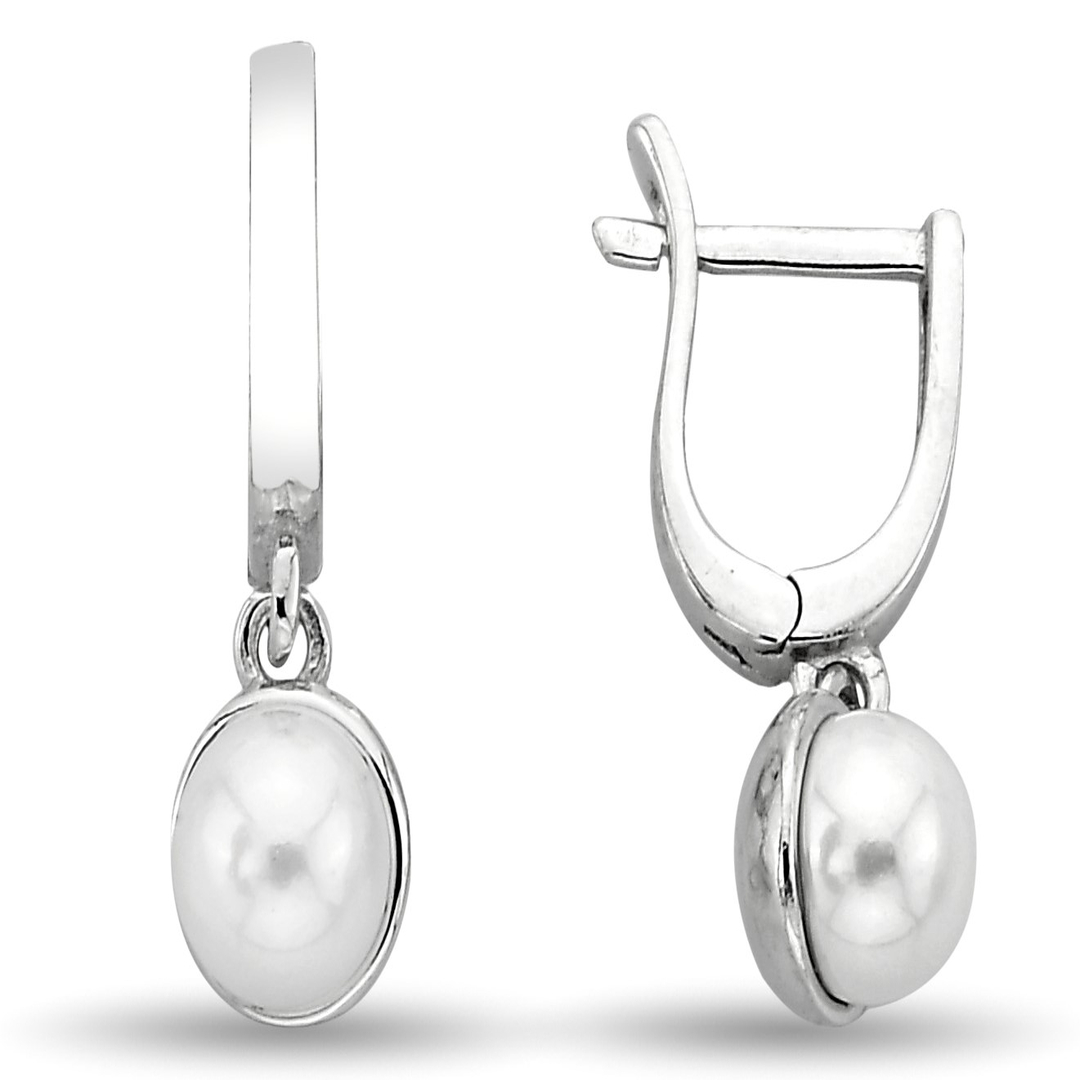 PEARL FIGURE EARRINGS