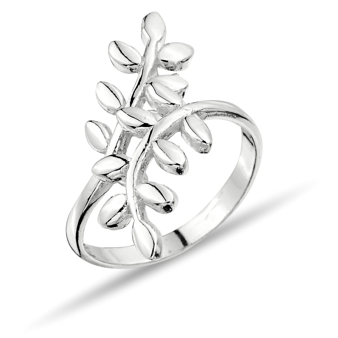 LEAF FIGURE STONELESS RING