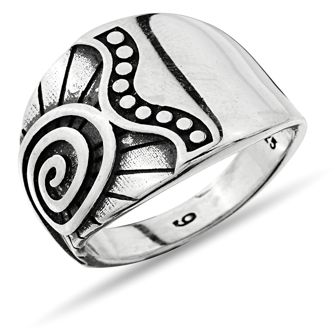 PATTERNED STONELESS RING