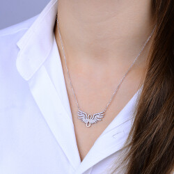 INFINITY ANGEL ZIRCON NECKLACE - 3