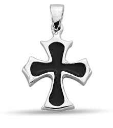 LITE POLYESTER CROSS PENDANT - 1