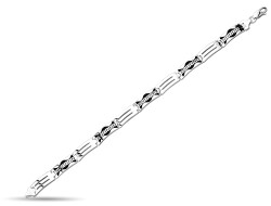 MEN SILVER PLATED BRACELET - 1