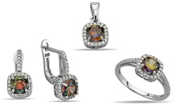 SET ZIRCON PIATRA DE TOPAZ MISTIC - 1