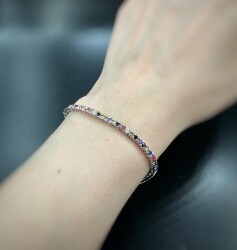 MIX COLOR ZIRCON BRACELET - 2