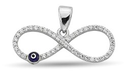 INFINITY WITH EYE STONE PENDANT - 1