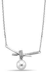 PEARL FIGURE ZIRCON NECKLACE - 1