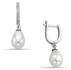 PEARL STONE EARRINGS - 1