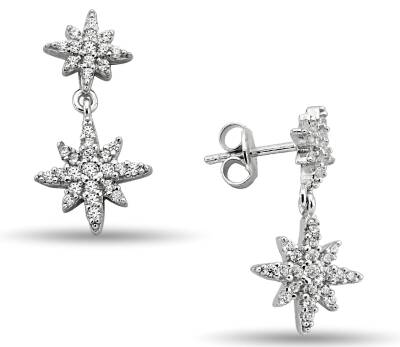 PENDIENTES DOBLE ESTRELLA - 1