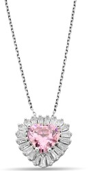 PINK BAGUETTE ZIRCON NECKLACE - 1