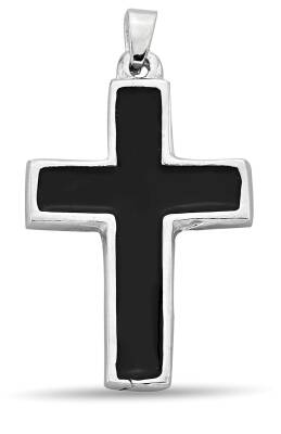 POLYESTER CROSS PENDANT - 1