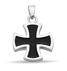 POLYESTER CROSS PENDANT - 1