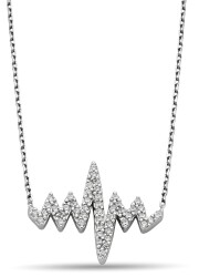 RHYTHM FIGURE ZIRCON NECKLACE - 1