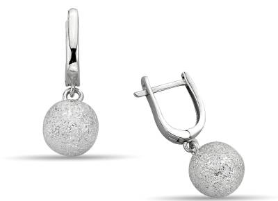 SHINY BALL FIGURE EARRINGS - 1