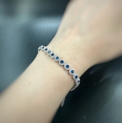 SINGLE STONE ZIRCON BRACELET - 2