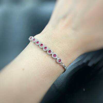 SINGLE STONE ZIRCON BRACELET - 2