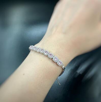 SINGLE STONE ZIRCON BRACELET - 2