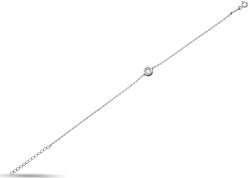 SINGLE STONE ZIRCON BRACELET - 1