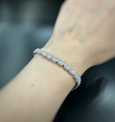 SQUARE STONE ZIRCON BRACELET - 2