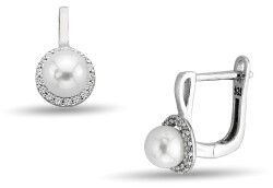 STONE PEARL EARRINGS - 1