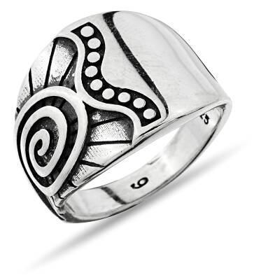 PATTERNED STONELESS RING - 1