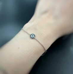 ZIRCON BRACELET WITH EYE FIGURE - 2