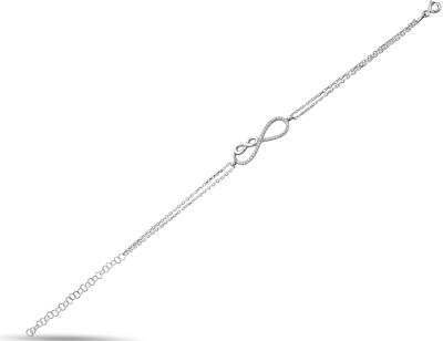 ZIRCON BRACELET WITH INFINITY FIGURE - 1